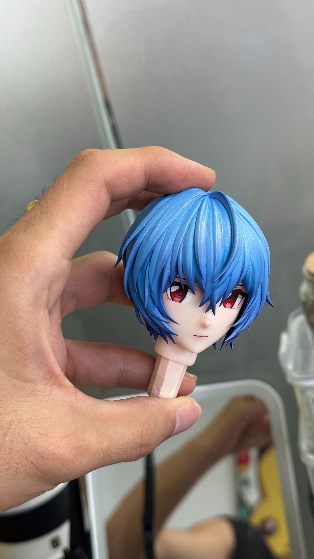 Estatuilla Neon Genesis Evangelion X Marvel | Rei Ayanami X Venom | Ready Player 1 Studio X An Xing Studio | Tienda Anime | Tico Ofertas