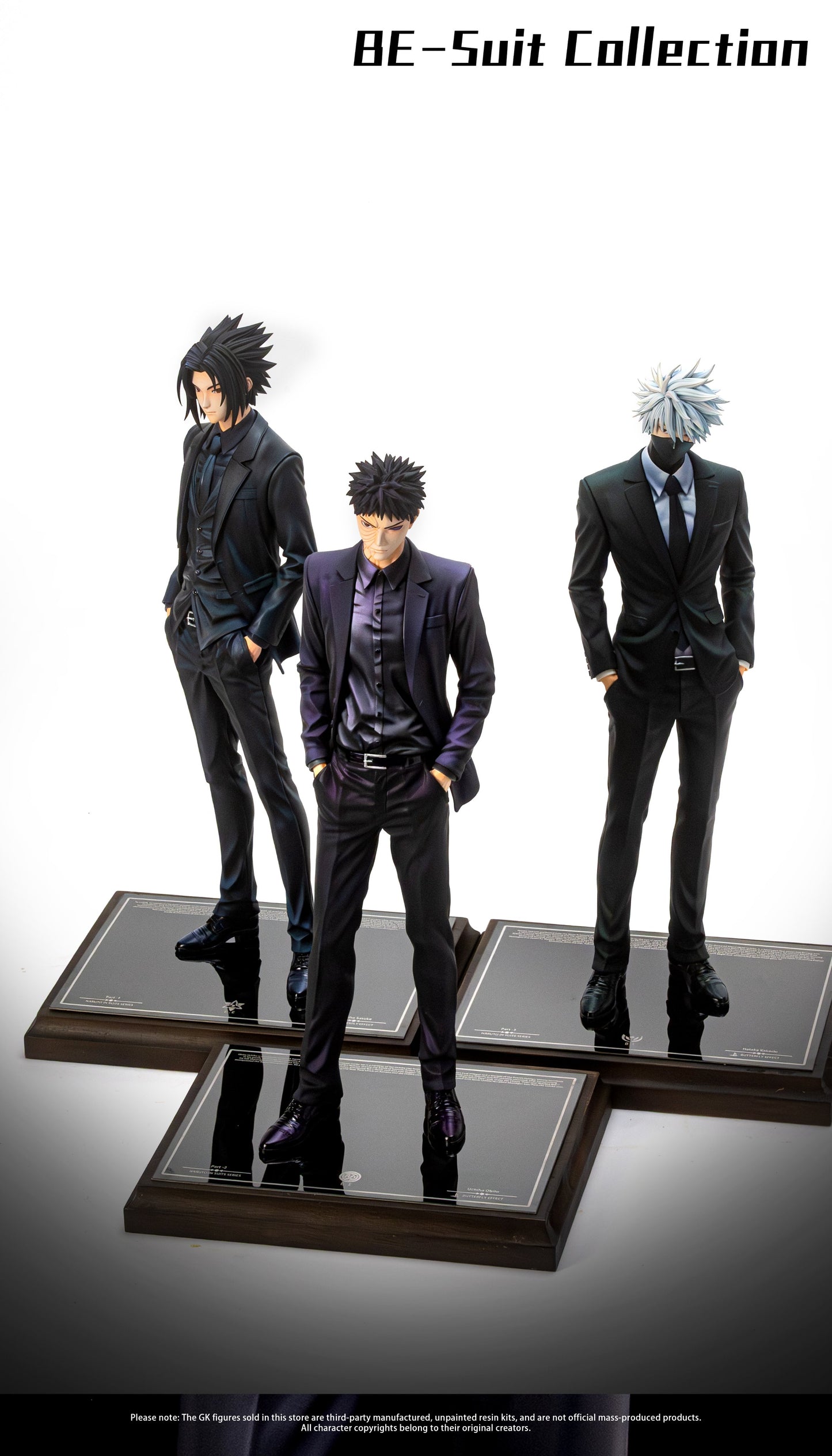 Estatuilla  Naruto | Sasuke Uchiha, Obito Uchiha &amp; Kakashi Hatake | Butterfly Effect Studio | Tienda Anime | Tico Ofertas