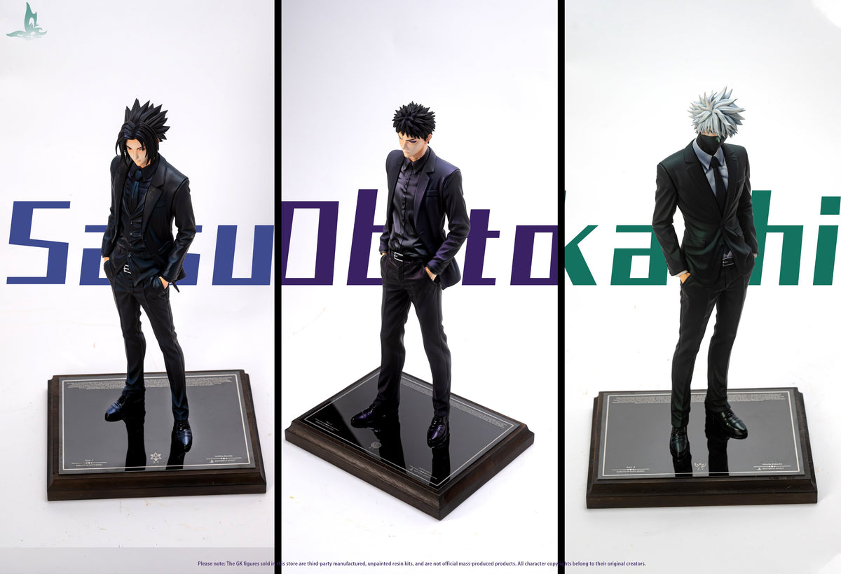 Estatuilla  Naruto | Sasuke Uchiha, Obito Uchiha &amp; Kakashi Hatake | Butterfly Effect Studio | Tienda Anime | Tico Ofertas