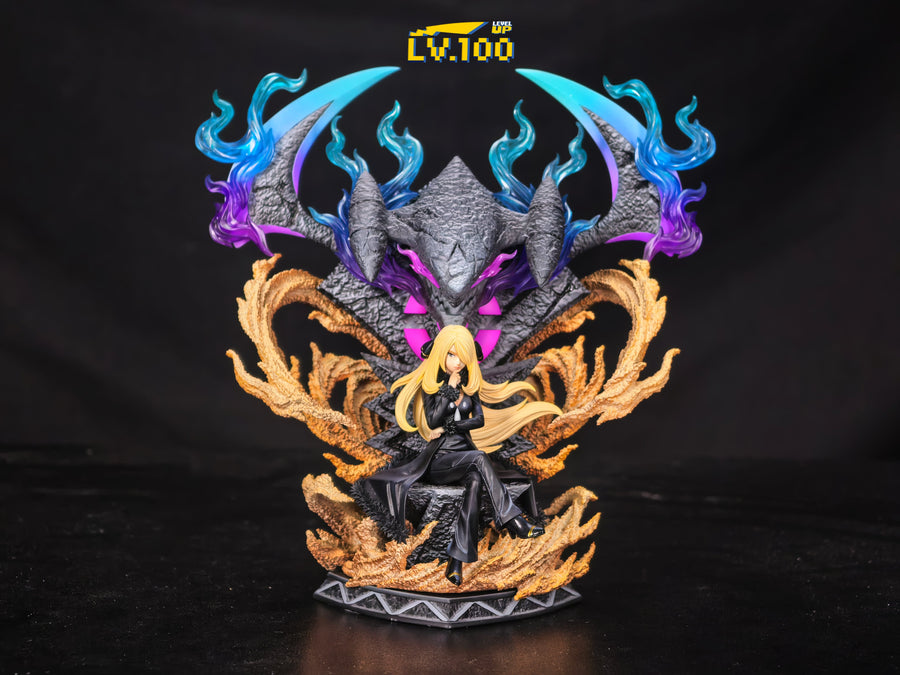 Estatuilla Pokémon | Cynthia – Eight Master Throne Series 07 | LV.100 Studio | Tienda Anime | Tico Ofertas