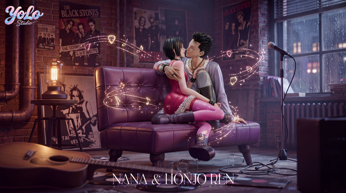 Estatuilla NANA | Nana Osaki X Ren Honjo | YoLo Studio | Tienda Anime | Tico Ofertas