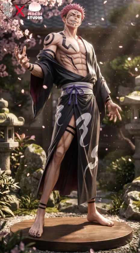 Estatuilla Jujutsu Kaisen | Ryomen Sukuna – Handsome Men Series 003 | MOCHI Studio | Tienda Anime | Tico Ofertas