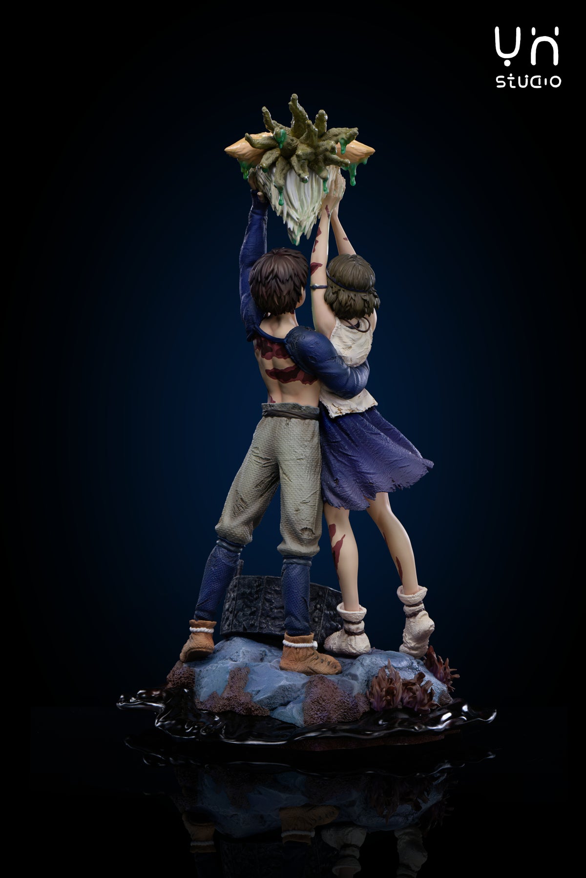 Estatuilla  Princess Mononoke | San X Ashitaka X Shishigami | Ying Huo Studio | Tienda Anime | Tico Ofertas