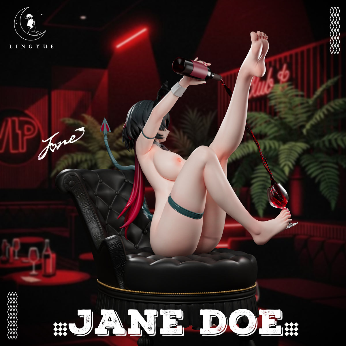 Estatuilla Zenless Zone Zero | Jane Doe | LING YUE Studio | Tienda Anime | Tico Ofertas
