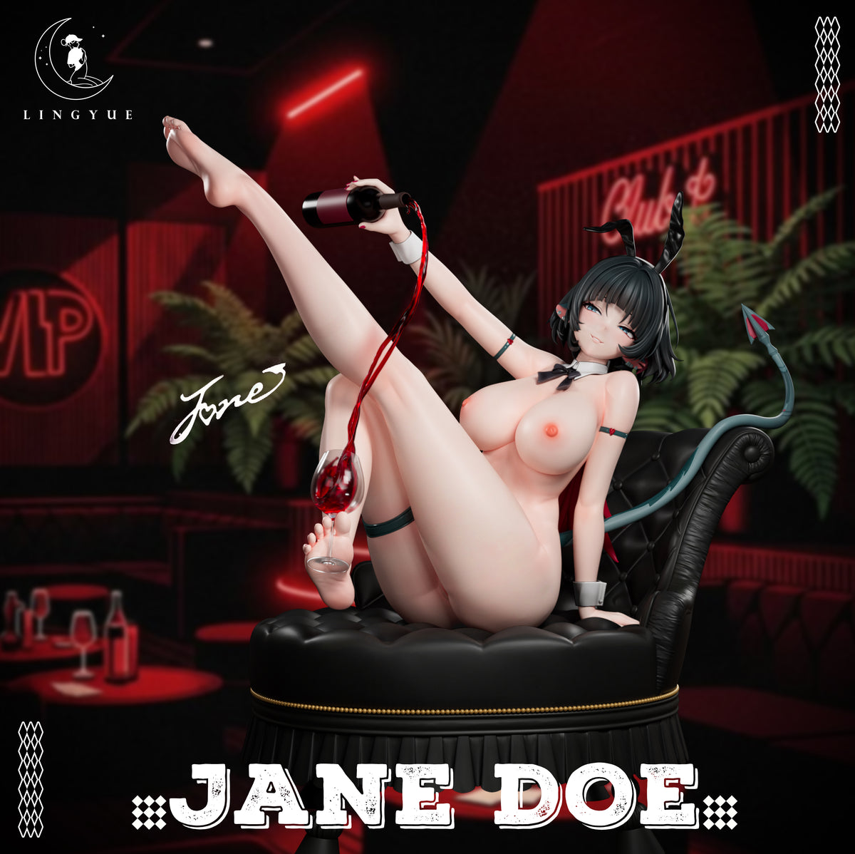 Estatuilla Zenless Zone Zero | Jane Doe | LING YUE Studio | Tienda Anime | Tico Ofertas