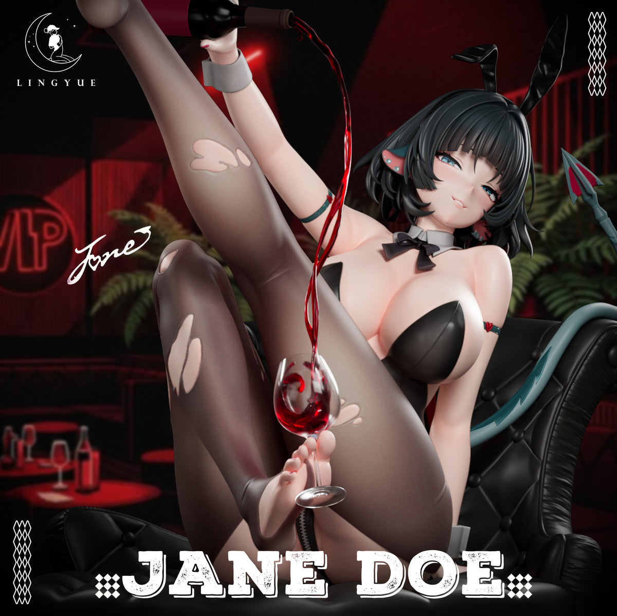 Estatuilla Zenless Zone Zero | Jane Doe | LING YUE Studio | Tienda Anime | Tico Ofertas