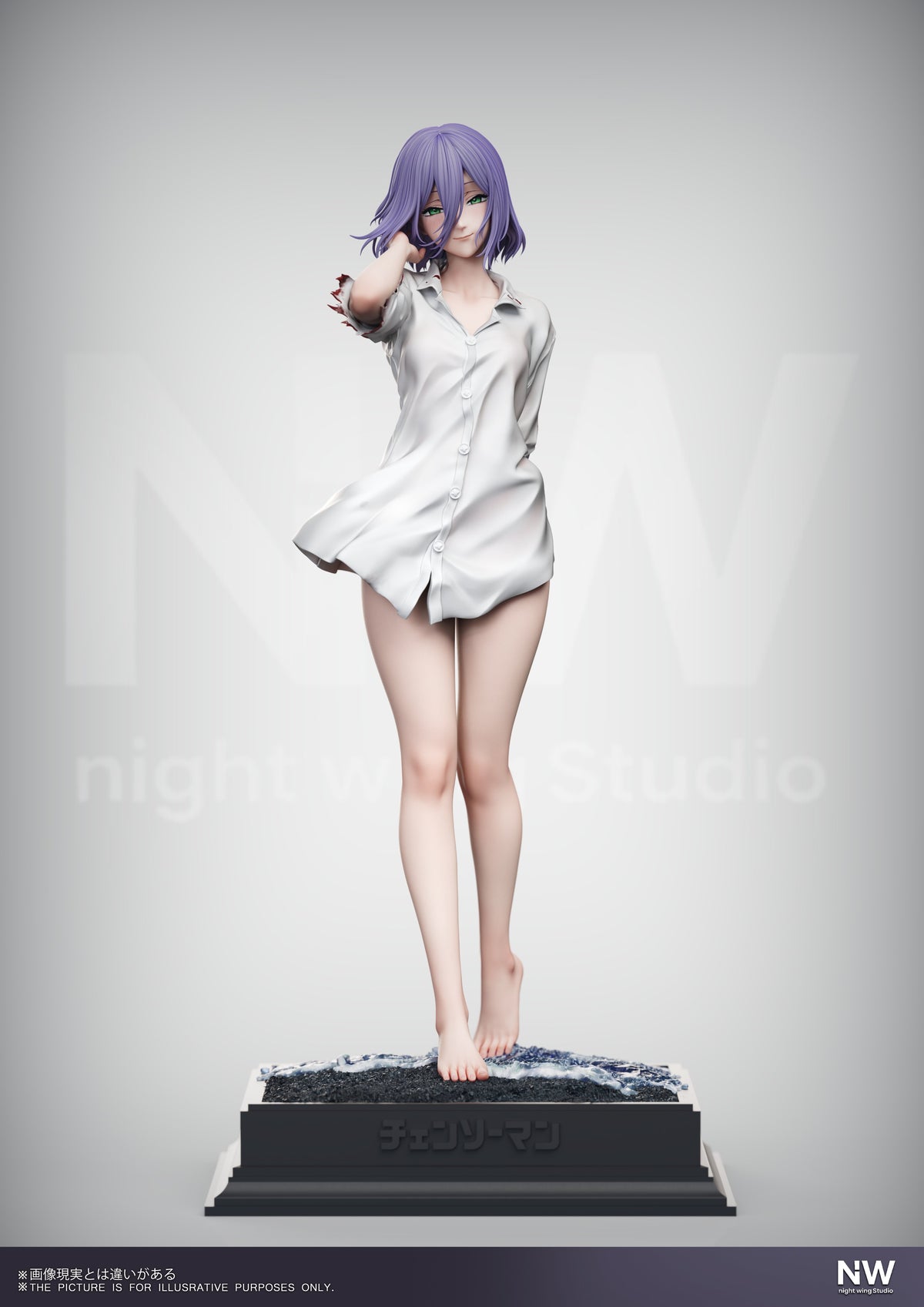 Estatuilla Chainsaw Man | Reze – Versión Playa | Night Wing Studio | Tienda Anime | Tico Ofertas