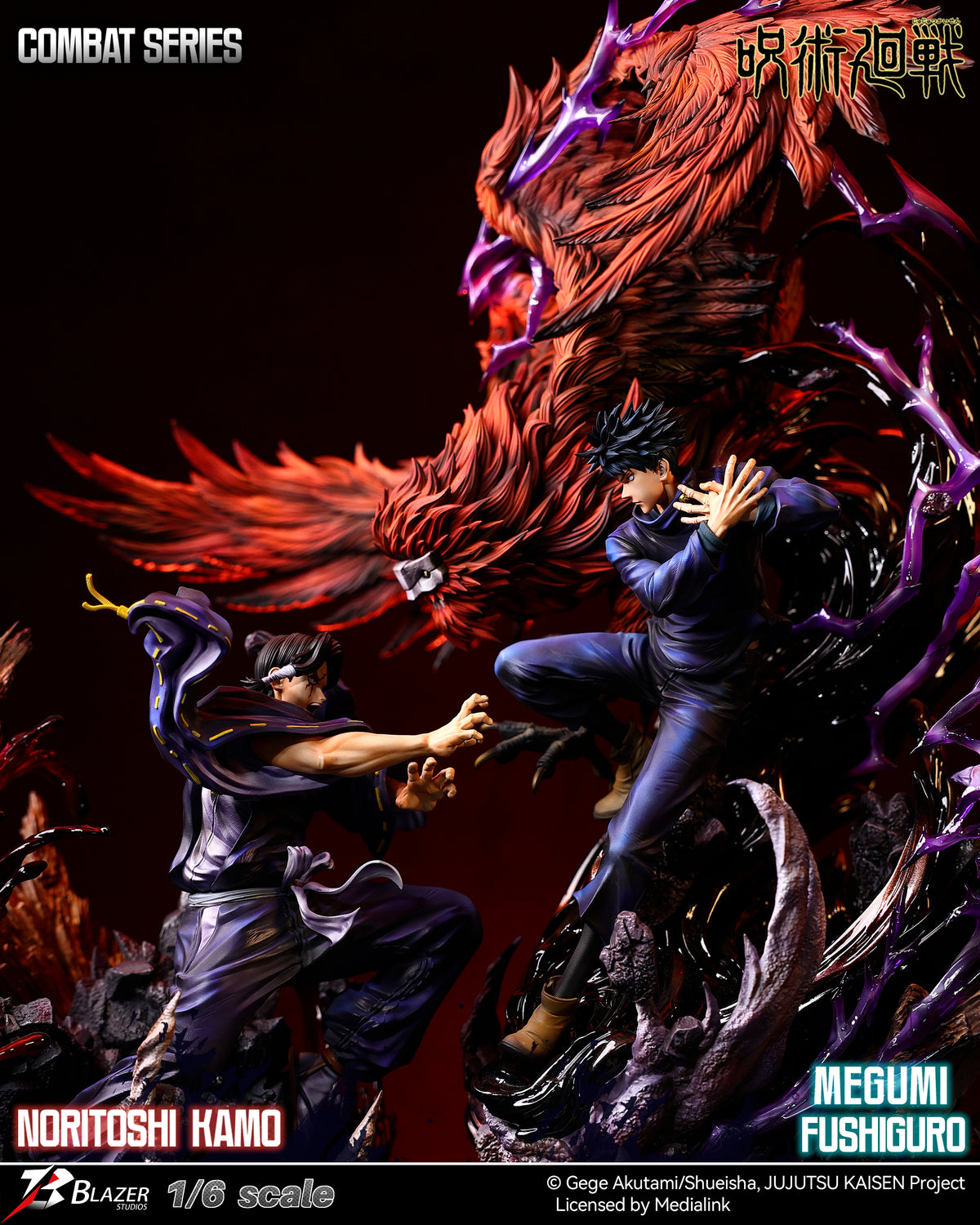 Estatuilla Jujutsu Kaisen | Megumi Fushiguro X Noritoshi Kamo | Blazer Studio | Tienda Anime | Tico Ofertas