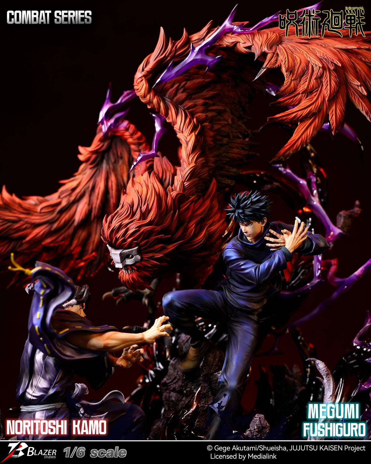 Estatuilla Jujutsu Kaisen | Megumi Fushiguro X Noritoshi Kamo | Blazer Studio | Tienda Anime | Tico Ofertas