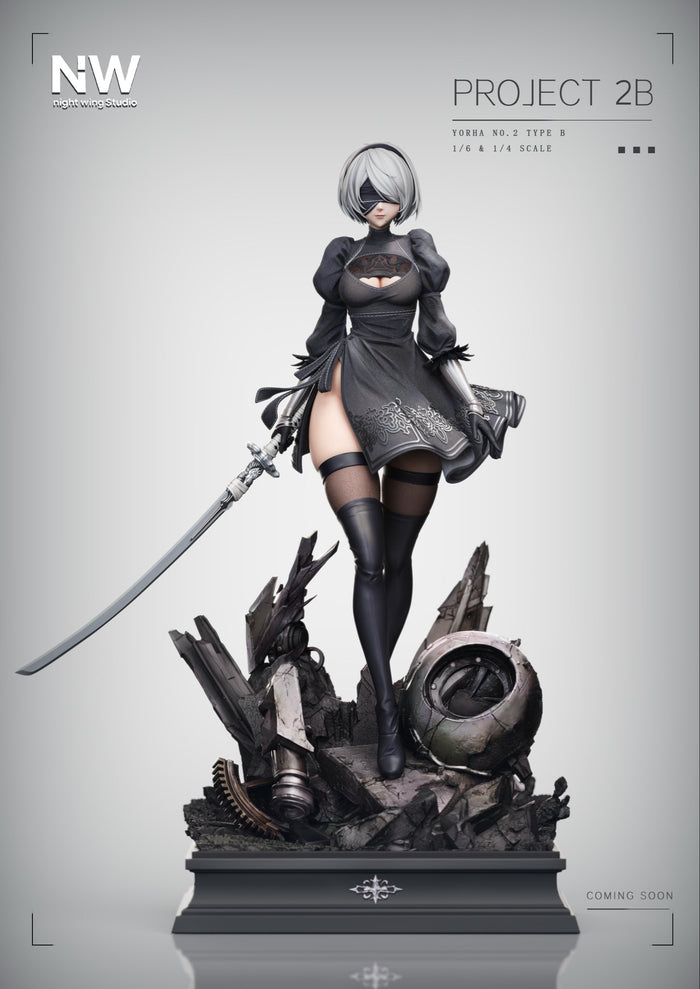 Estatuilla NieR:Automata | 2B | Night Wing Studio | Tienda Anime | Tico Ofertas