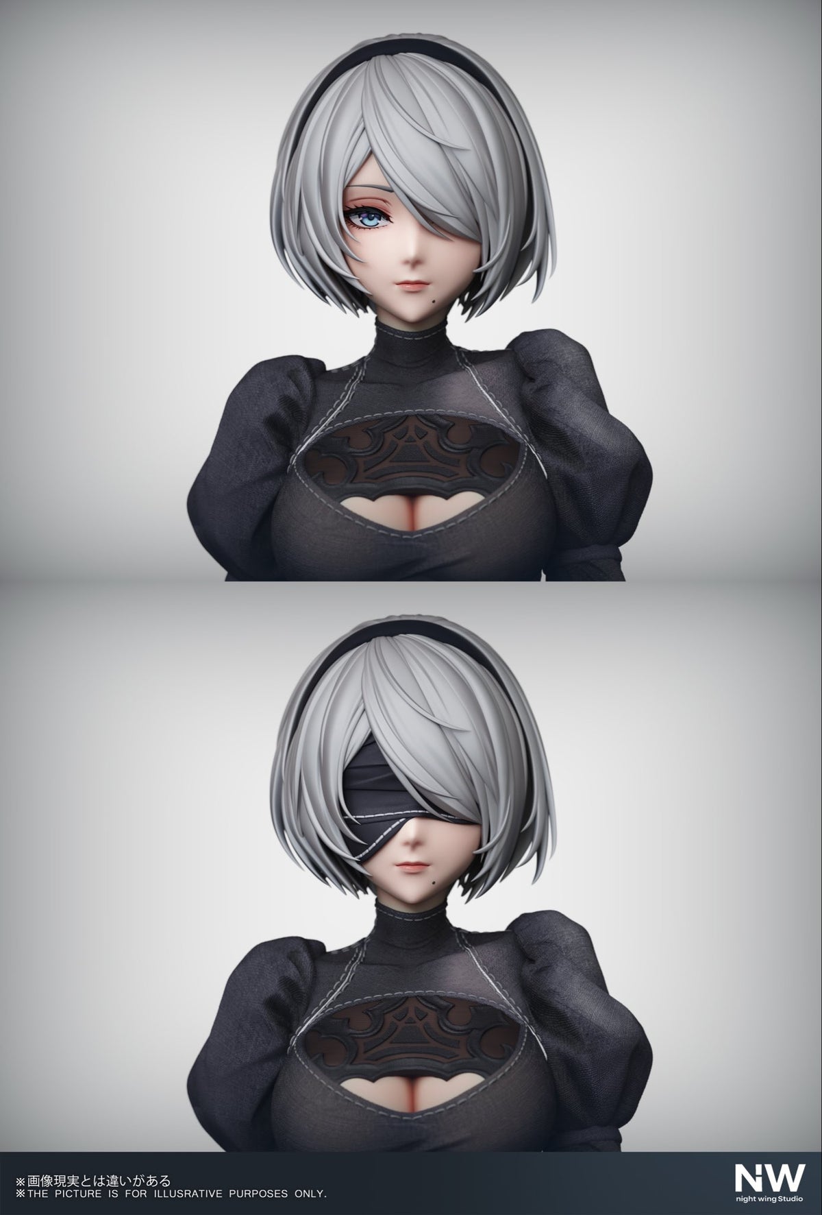 Estatuilla NieR:Automata | 2B | Night Wing Studio | Tienda Anime | Tico Ofertas