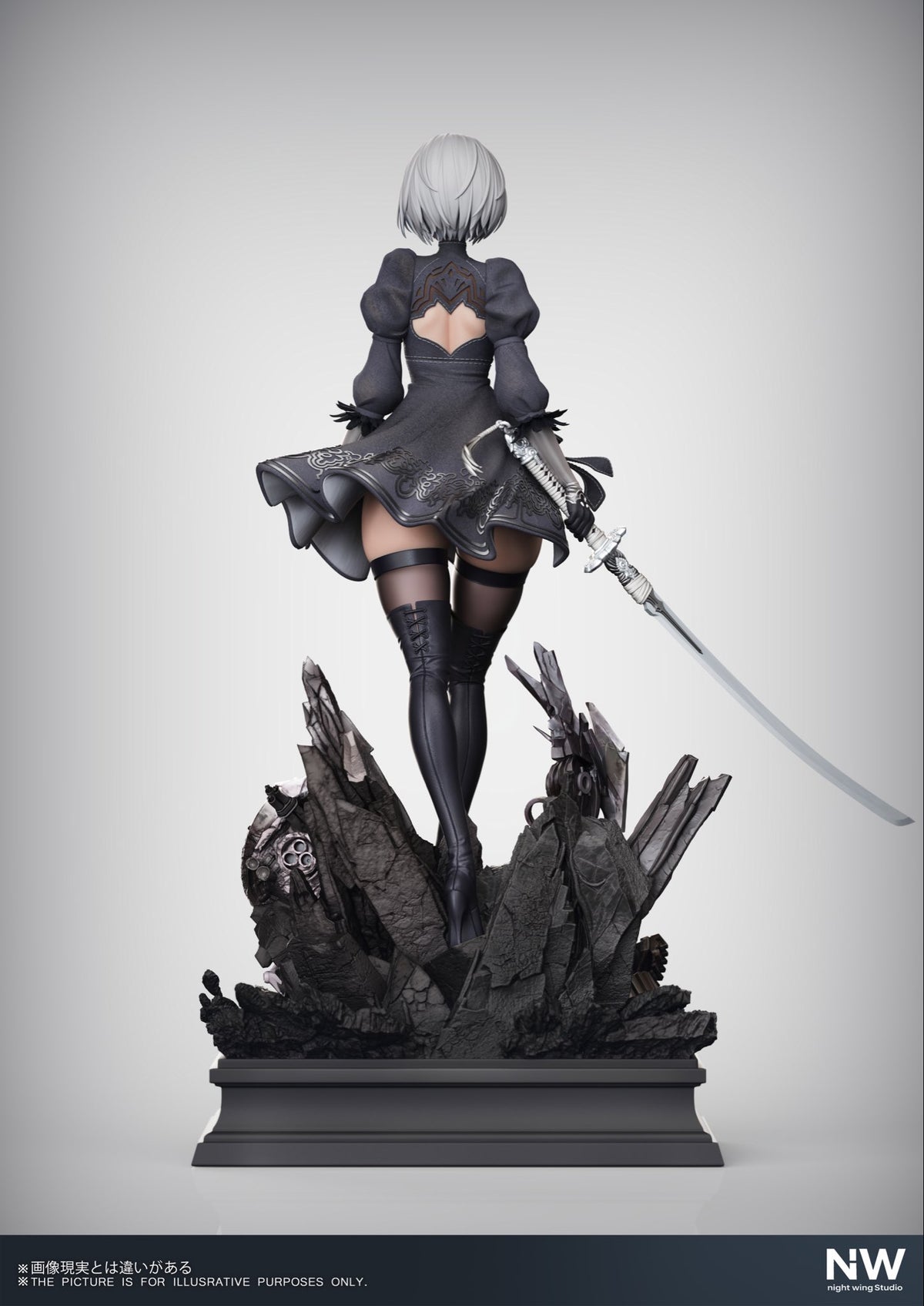 Estatuilla NieR:Automata | 2B | Night Wing Studio | Tienda Anime | Tico Ofertas