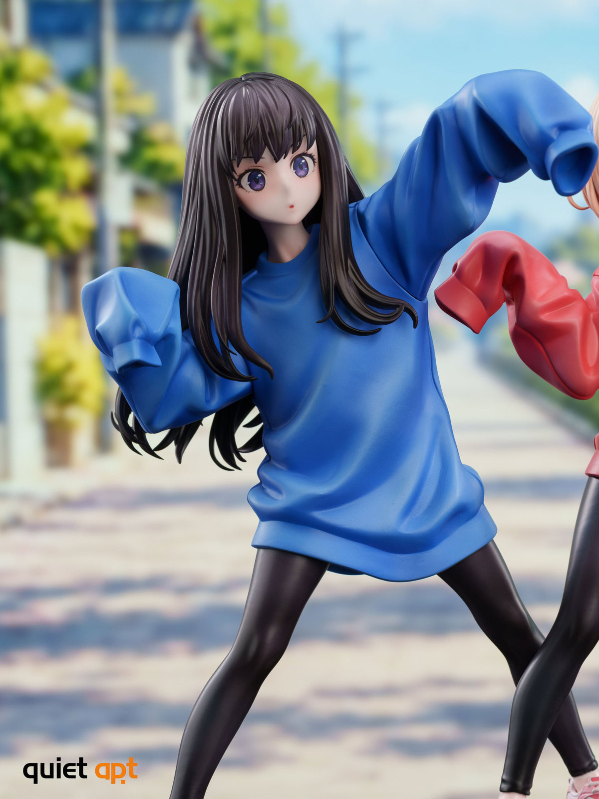 Estatuilla Lycoris Recoil | Chisato Nishikigi X Takina Inoue – Versión Atuendo Diario | QuietArt Studio | Tienda Anime | Tico Ofertas