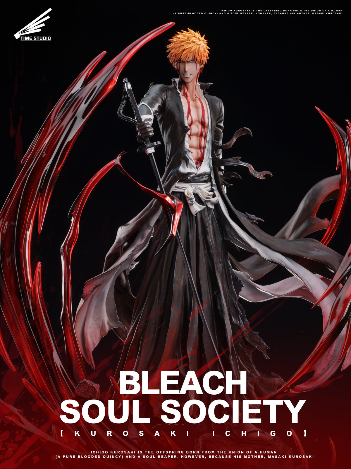 Estatuilla Bleach | Ichigo Kurosaki | TIME Studio | Tienda Anime | Tico Ofertas
