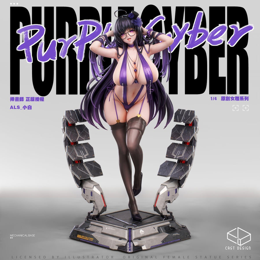 Estatuilla No.1 Purple Cyber | Cast Design Studio | Tienda Anime | Tico Ofertas
