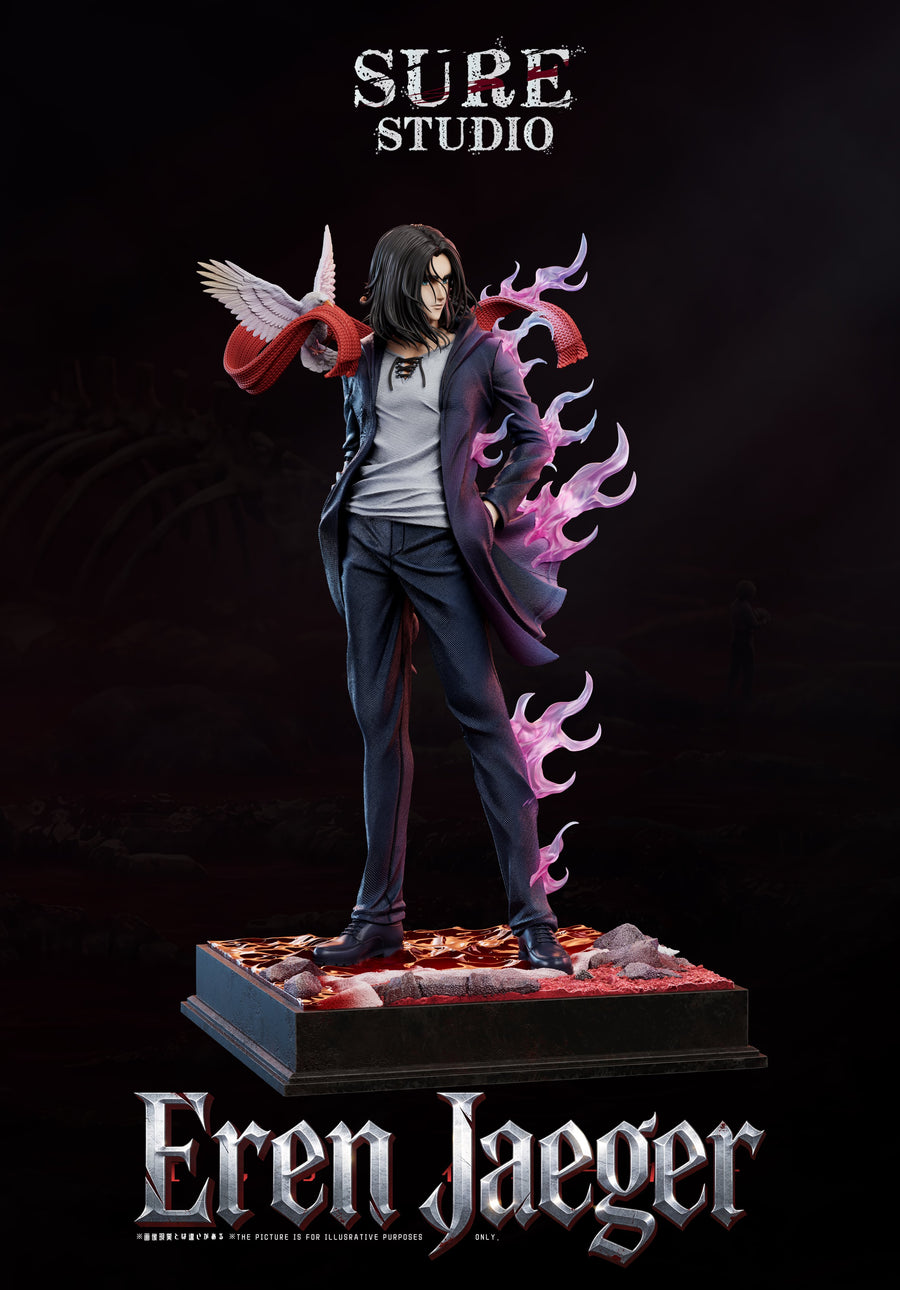 Estatuilla  Attack on Titan | Eren Jaeger | Sure Studio | Tienda Anime | Tico Ofertas
