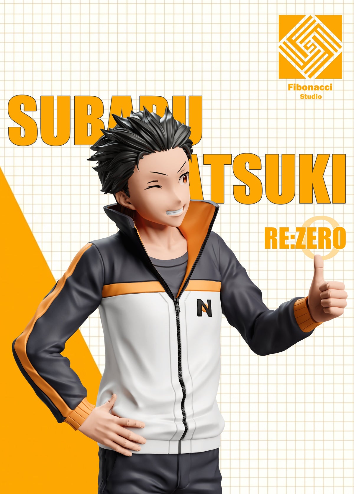 Estatuilla Re:Zero kara Hajimeru Isekai Seikatsu | Natsuki Subaru | Fibonacci Studio | Tienda Anime | Tico Ofertas