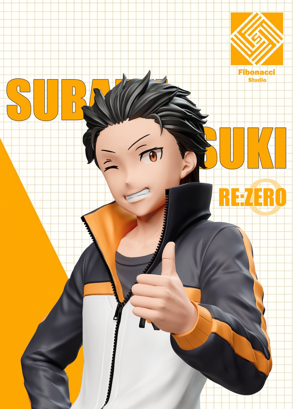 Estatuilla Re:Zero kara Hajimeru Isekai Seikatsu | Natsuki Subaru | Fibonacci Studio | Tienda Anime | Tico Ofertas