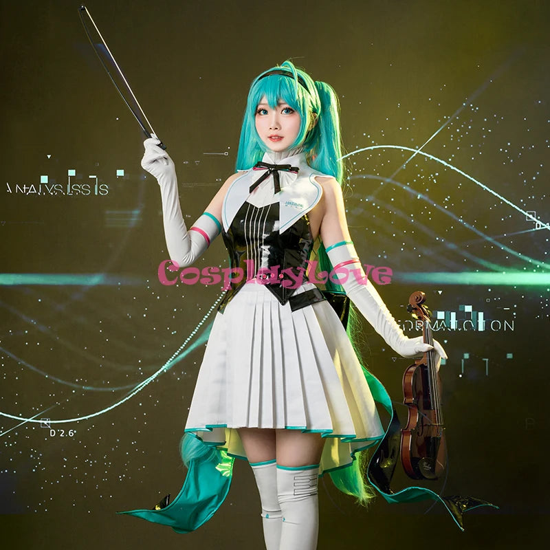 CosplayLove Symphony Miku - Disfraz de Vestido Adorable para Navidad y Halloween | Tienda Anime Costa Rica - Tico Ofertas