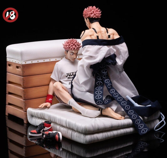 Black Figura Jujutsu Kaisen | Itadori Yuji & Ryomen Sukuna | Gentleman 18 Studio | Tienda Anime | Tico Ofertas