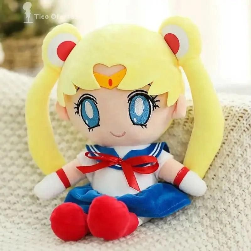 Muñeco de Peluche 25CM Sailor Moon - Gato Luna y Liebre Luna | Figuras Anime Costa Rica, Juguete Kawaii, Regalo para Decoración del Hogar y Dormitorio - Tico Ofertas 