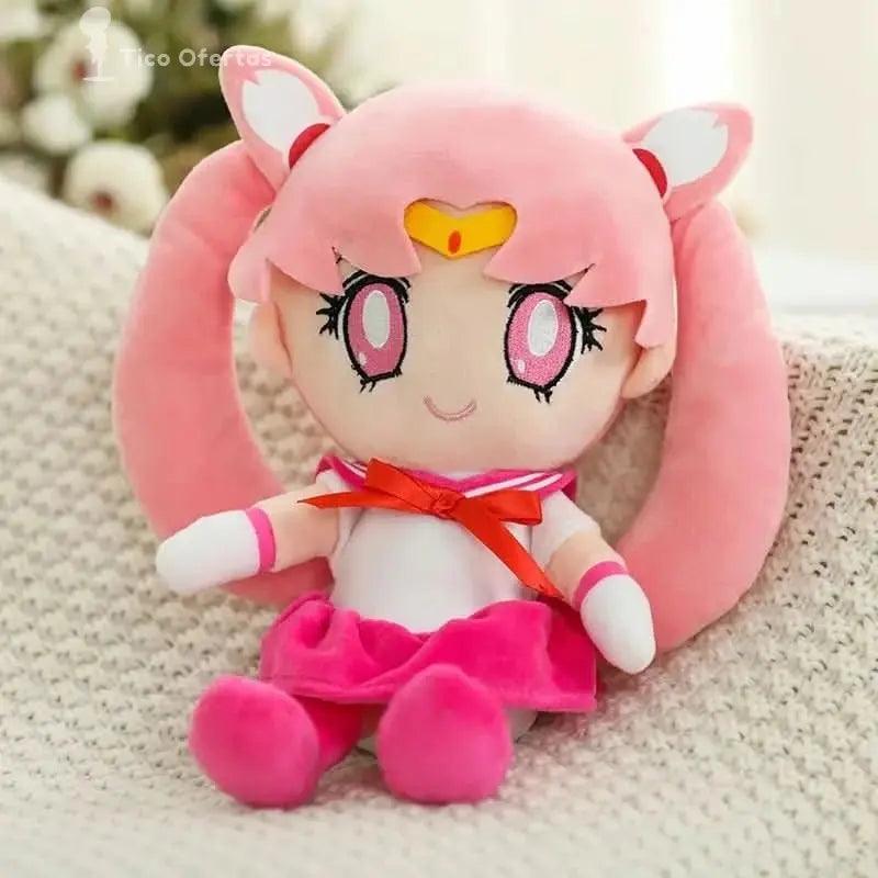 Muñeco de Peluche 25CM Sailor Moon - Gato Luna y Liebre Luna | Figuras Anime Costa Rica, Juguete Kawaii, Regalo para Decoración del Hogar y Dormitorio - Tico Ofertas 