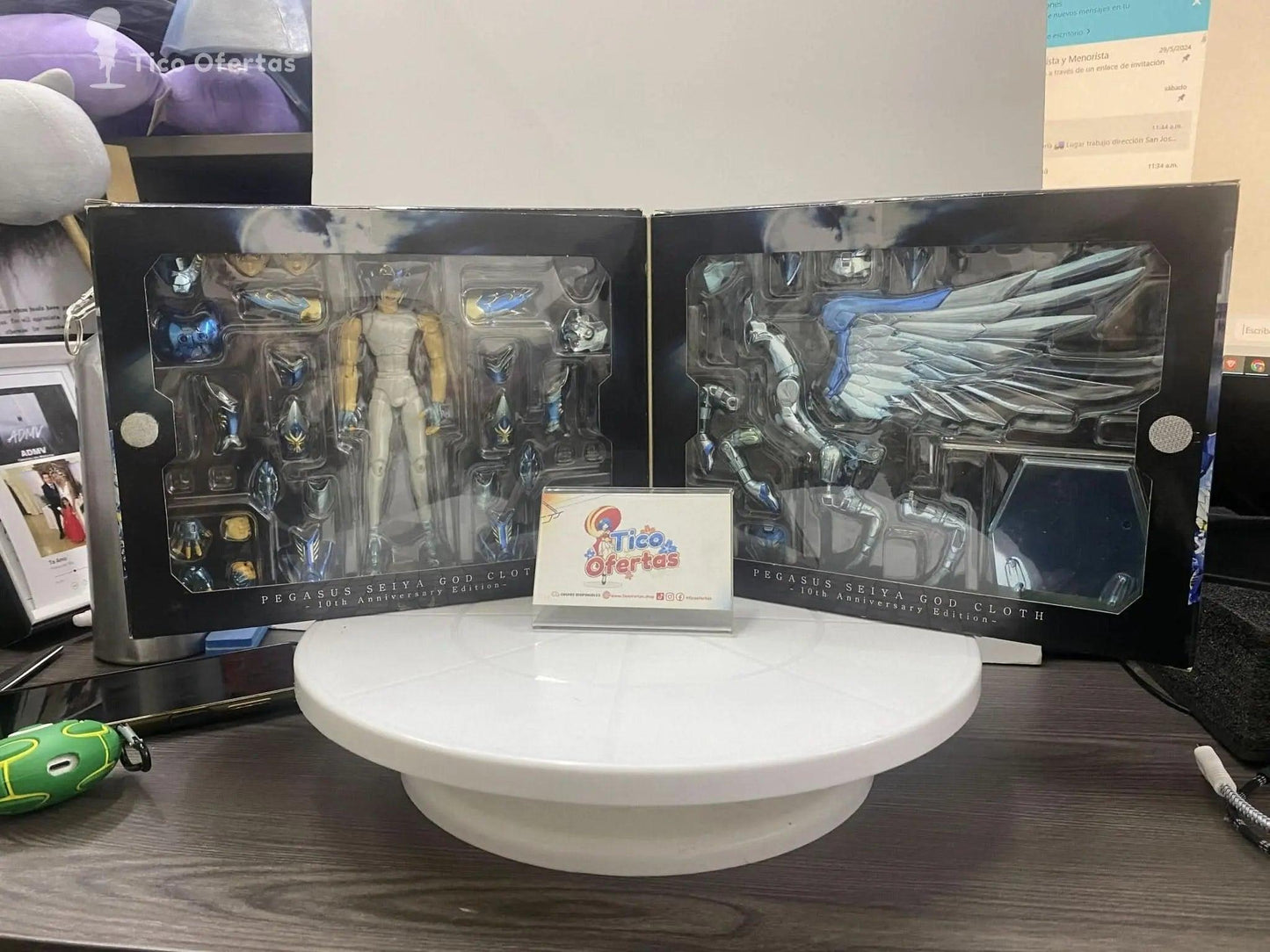 Dark Slate Gray Pegasus Seiya - God Cloth 10th Anniversary | Figuras Saint Seiya Costa Rica