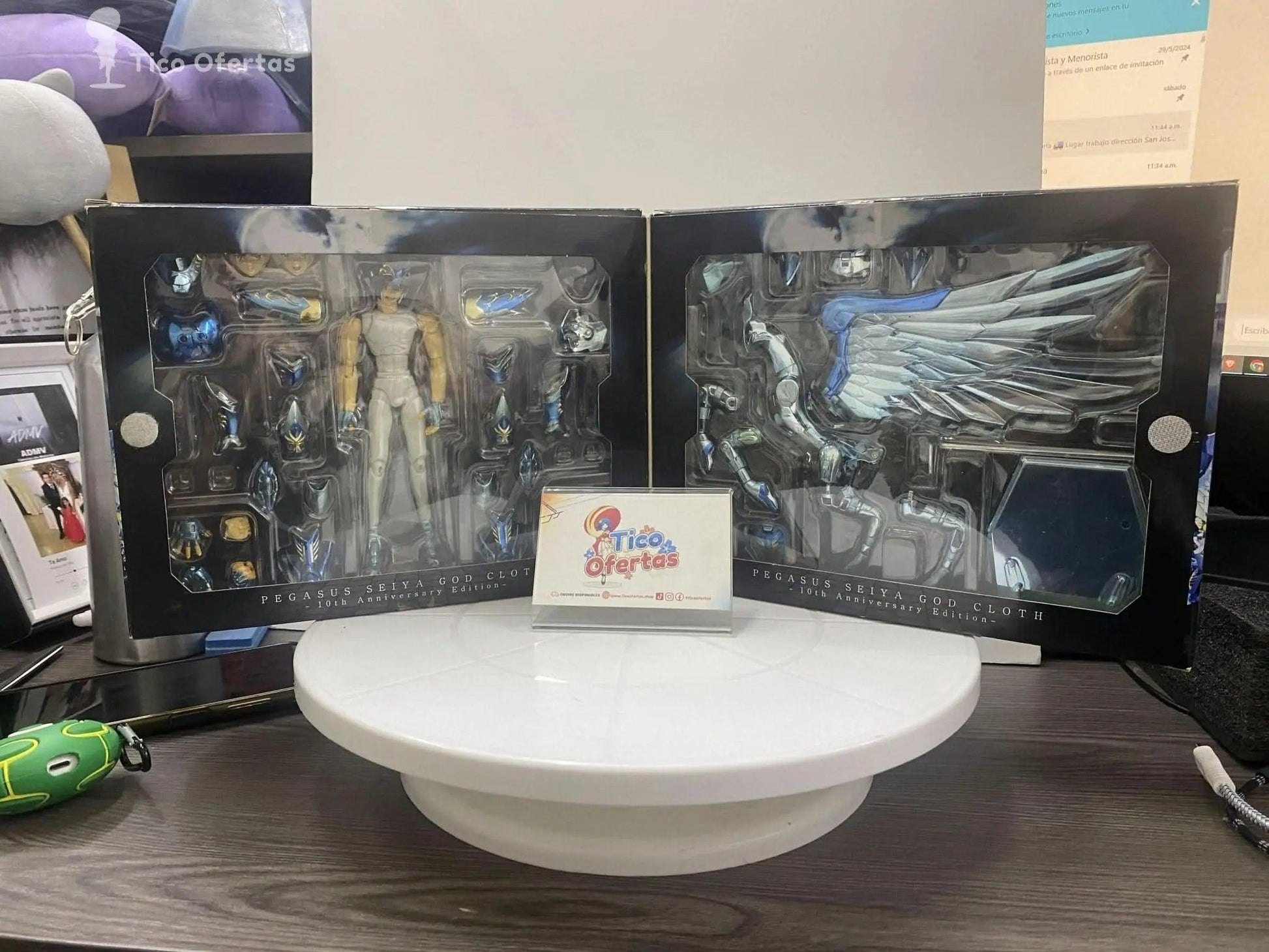 Dark Slate Gray Pegasus Seiya - God Cloth 10th Anniversary | Figuras Saint Seiya Costa Rica