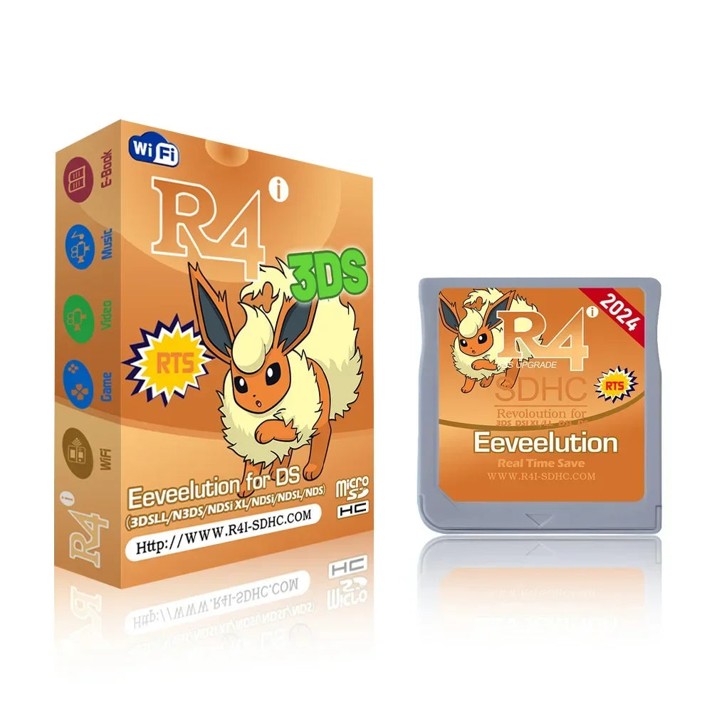 Dark Salmon Tarjeta R4 Nintendo 3DS SDHC de 64GB | Compatible con DS / DSi / 3DS / 2DS | tienda Tico Ofertas (Copia)