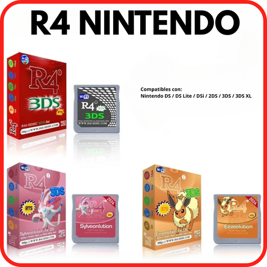 Gray Tarjeta R4 Nintendo 3DS SDHC de 64GB | Compatible con DS / DSi / 3DS / 2DS | tienda Tico Ofertas (Copia)