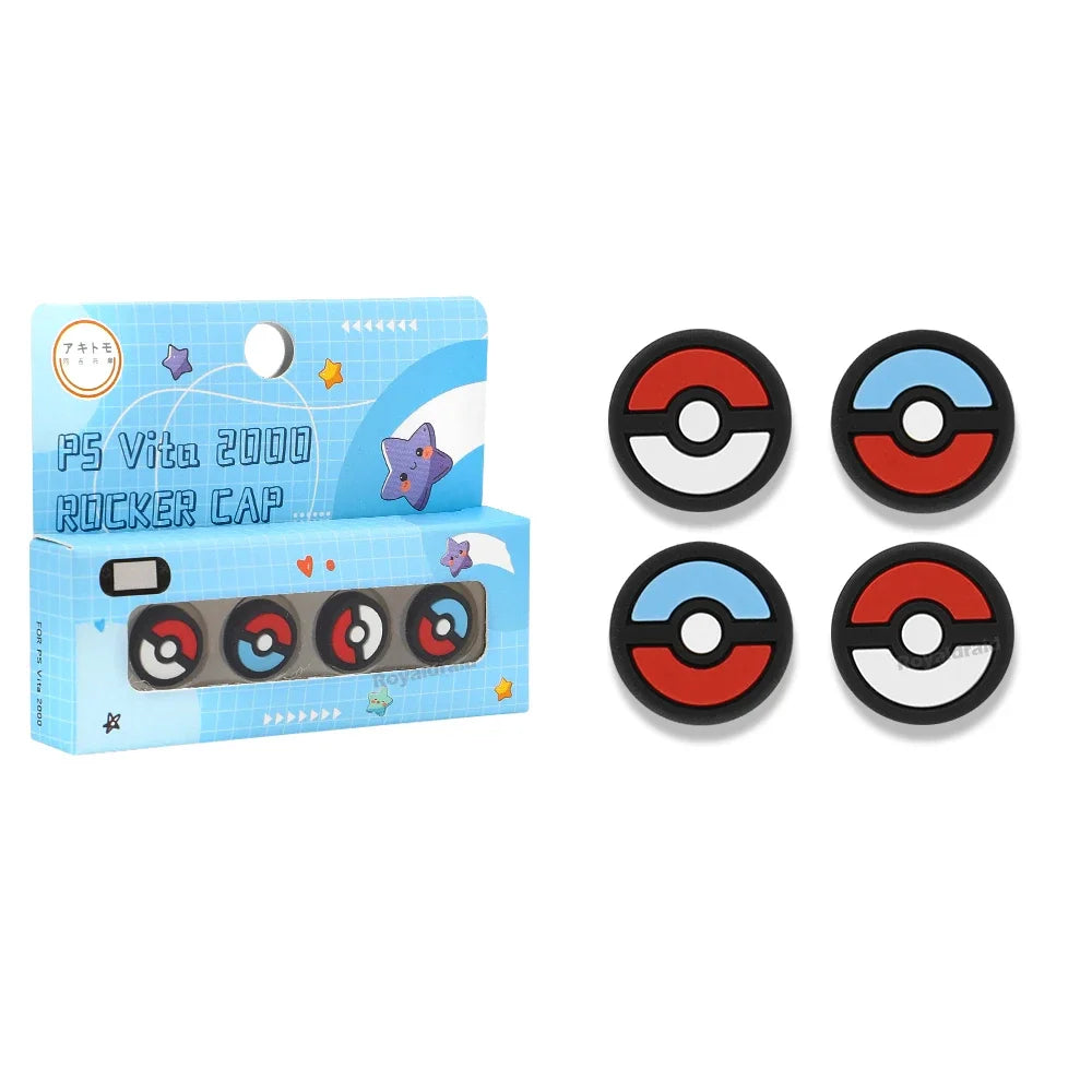 Sky Blue SET DE 2 TAPAS DE SILICONA PARA JOYSTICK PS VITA – MODELOS 1000 / 2000