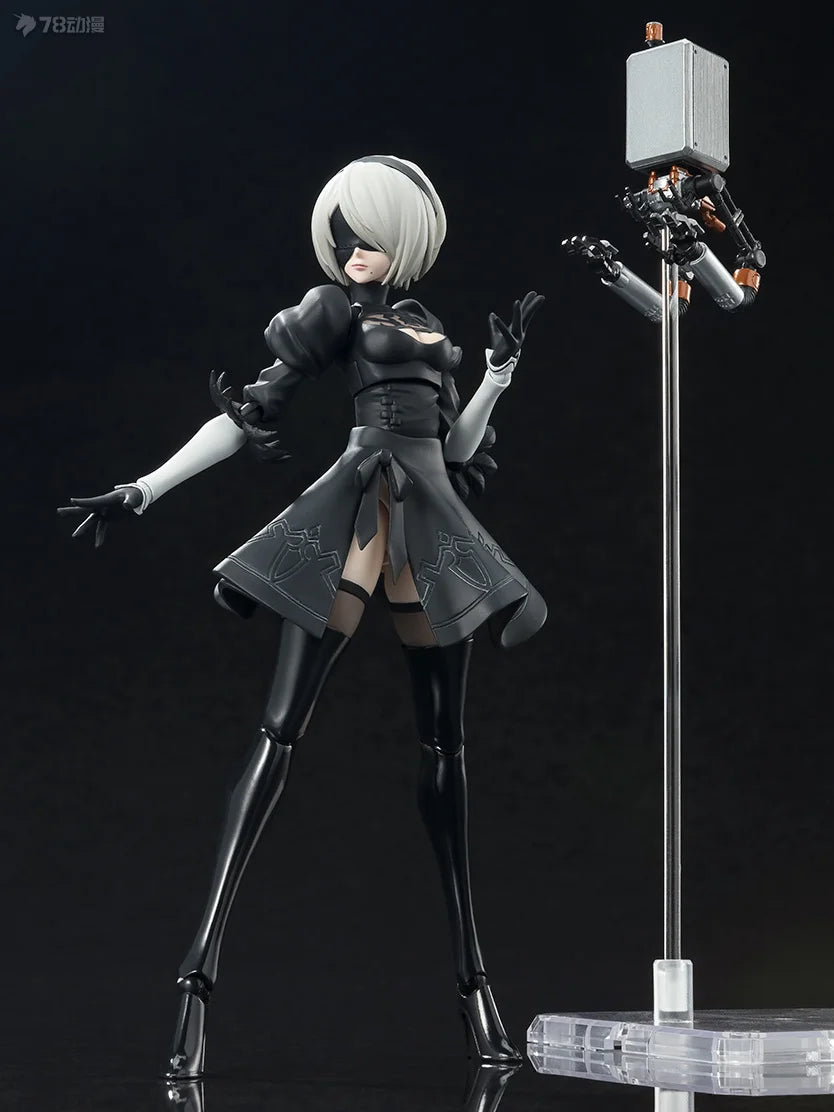 Figura Anime Nier: Automata 2B - Bandai S.H.Figuarts Original | Figuras Anime Costa Rica, Modelo de Acción SHF, Juguete Terminado y Regalo para Niños