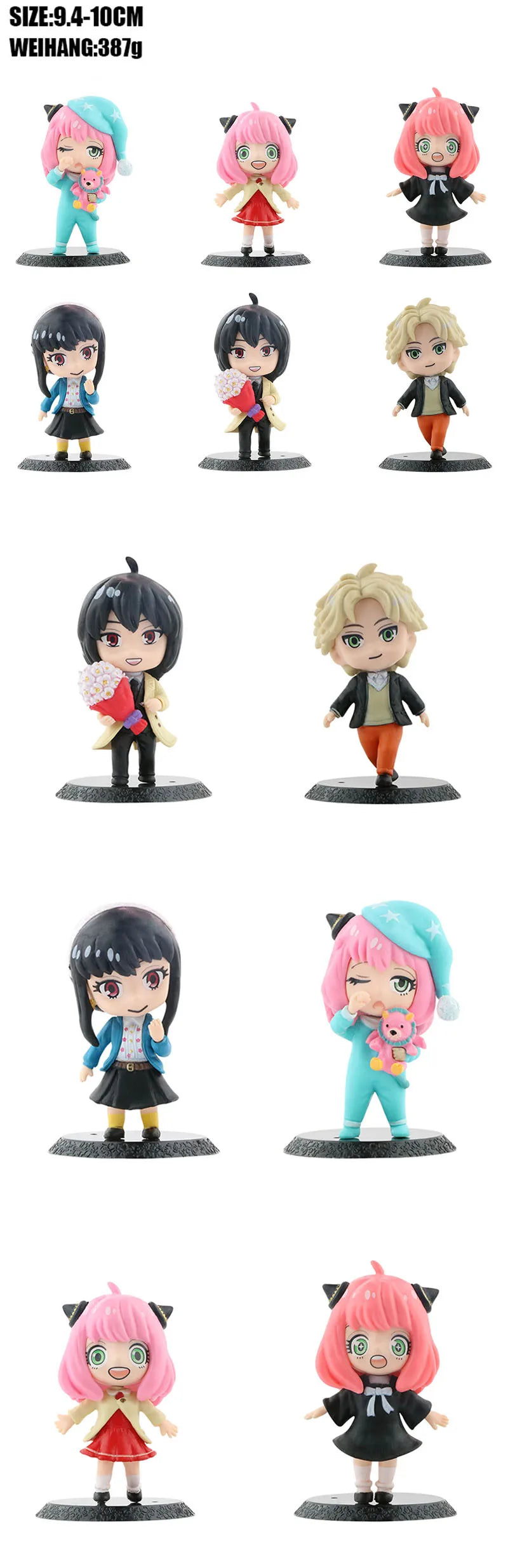 17CM PVC Anya Forger & Pochita - SPY x FAMILY x Chainsaw Man | Tienda Anime Costa Rica | Tico Ofertas