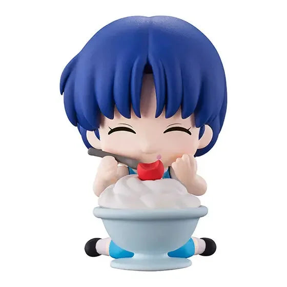 Original BANDAI Ranma 1/2 - Tendou Akane Sitting Squad Gashapon Figure