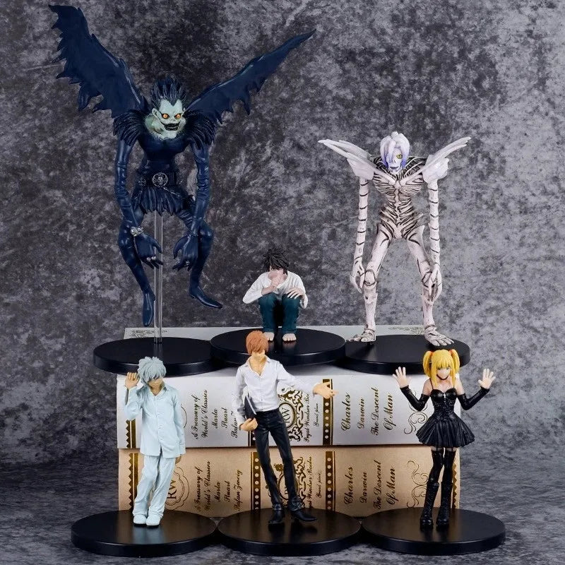 Figura Anime DEATH NOTE - Yagami Light, Ryuk y MisaMisa PVC 9CM | Figuras Anime Costa Rica, Modelo Estático, Escultura Q Version y Adorno