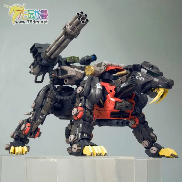 Spot BT JS009 - Figura de Acción Black Mecha Longtooth Tiger ZOIDS Soth | Figuras Anime Costa Rica, Modelo de Ensamblaje y Juguete Mecánico Black Knight