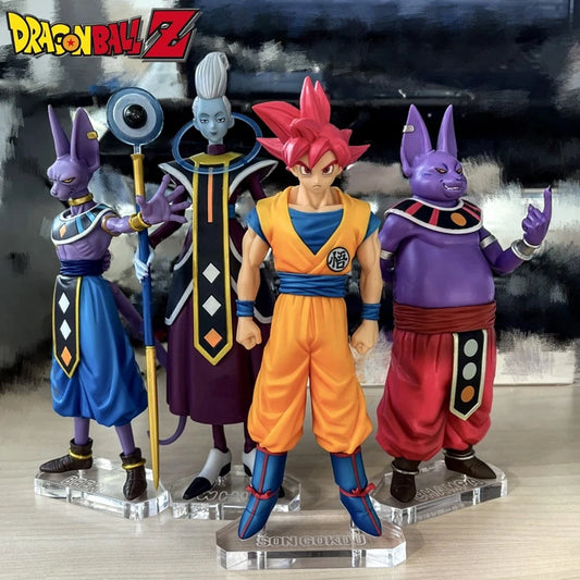 Set de Figuras Dragon Ball Z | Beerus, Champa y Whis | 2PCS PVC | Tico Ofertas Costa Rica