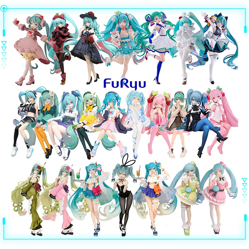 Figura Original FuRyu Hatsune Miku todos los estilos - SweetSweets Macaroon Ver. 21cm | Modelo de Colección y Regalo en Costa Rica