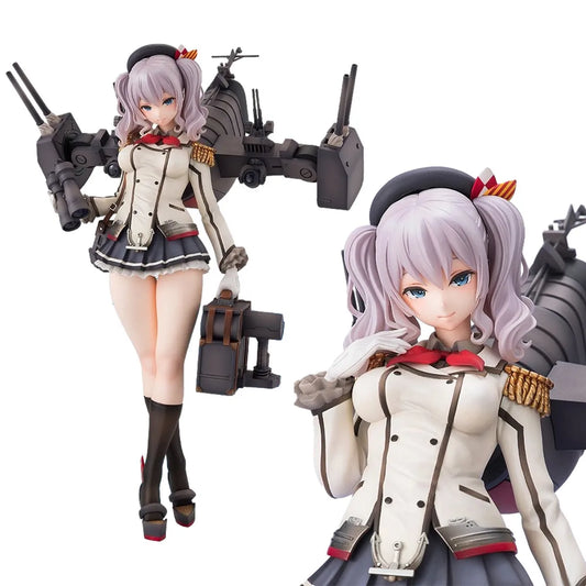 Figura Anime 24CM Kantai Collection - Kan Colle Kashima y Hibiki Azur Lane | Figuras Anime Costa Rica, Modelo PVC de Acción, Estatua y Juguete de Colección