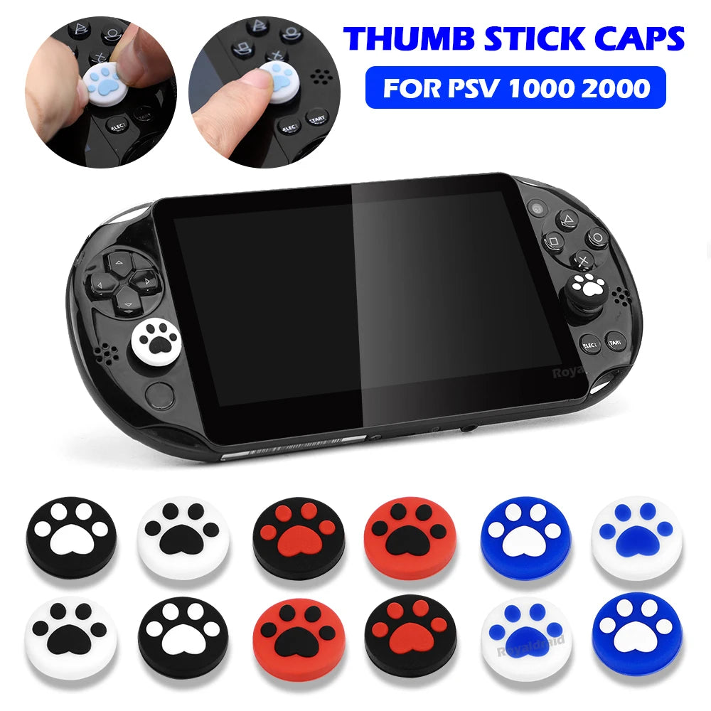 Thistle SET DE 2 TAPAS DE SILICONA PARA JOYSTICK PS VITA – MODELOS 1000 / 2000