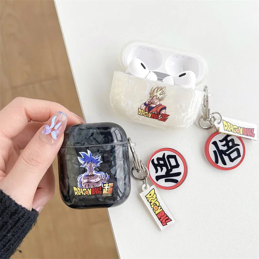 Son Goku AirPods Pro 2 - Funda Protectora Kawaii Anime Dragon Ball | Figuras Anime Costa Rica, Estuche para Auriculares Inalámbricos 2ª y 3ª Generación