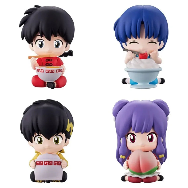 Original BANDAI Ranma 1/2 - Tendou Akane Sitting Squad Gashapon Figure