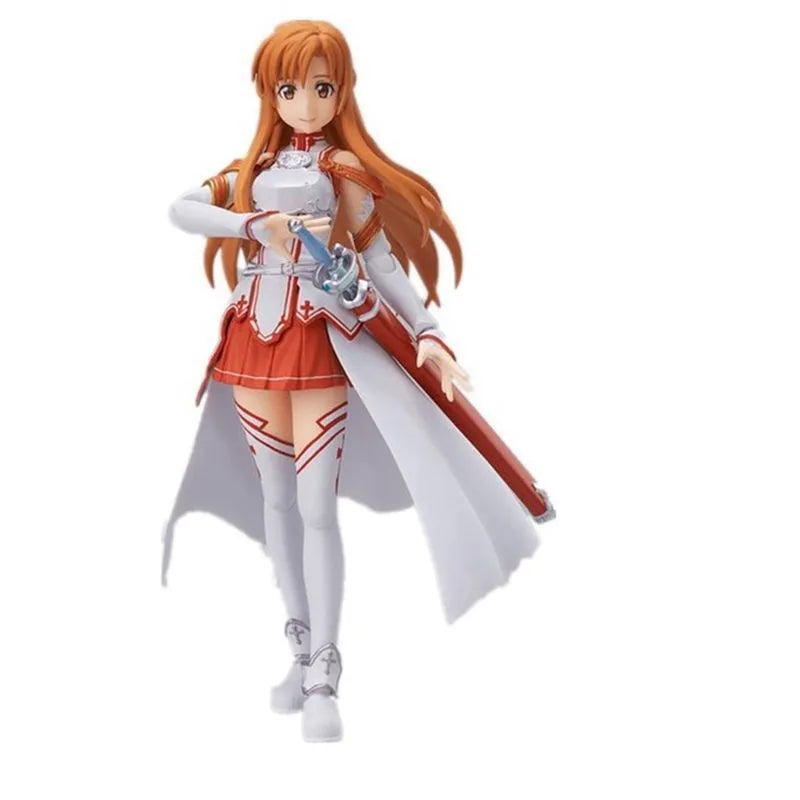 14CM Sword Art Online SAO Yuuki Asuna - Figura de Acción Femenina Kawaii | Figuras Anime Costa Rica, Modelo Coleccionable en Caja Original