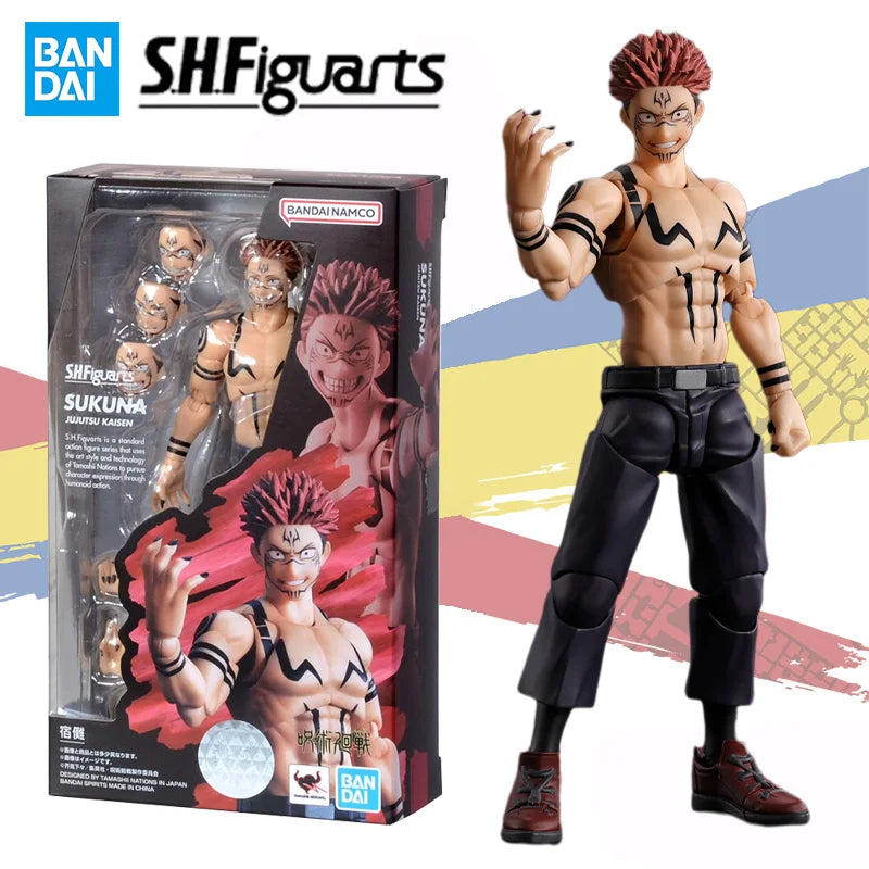 Figuras de Acción Originales Bandai S.H.Figuarts Jujutsu Kaisen - Satoru Gojo, Itadori Yuji, y Ryomen Sukuna | Modelos Anime en Costa Rica