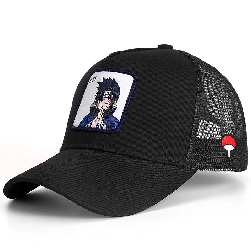 🧢 Gorra de Béisbol Anime Naruto 2023 - Sasuke Hip Hop | Sombrero de Verano, Figuras de Acción y Regalos de Cumpleaños para Niños