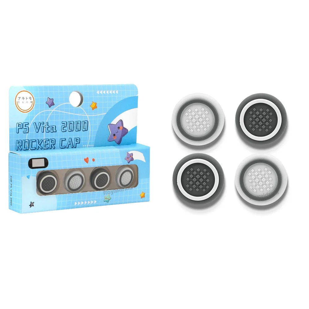 Sky Blue SET DE 2 TAPAS DE SILICONA PARA JOYSTICK PS VITA – MODELOS 1000 / 2000