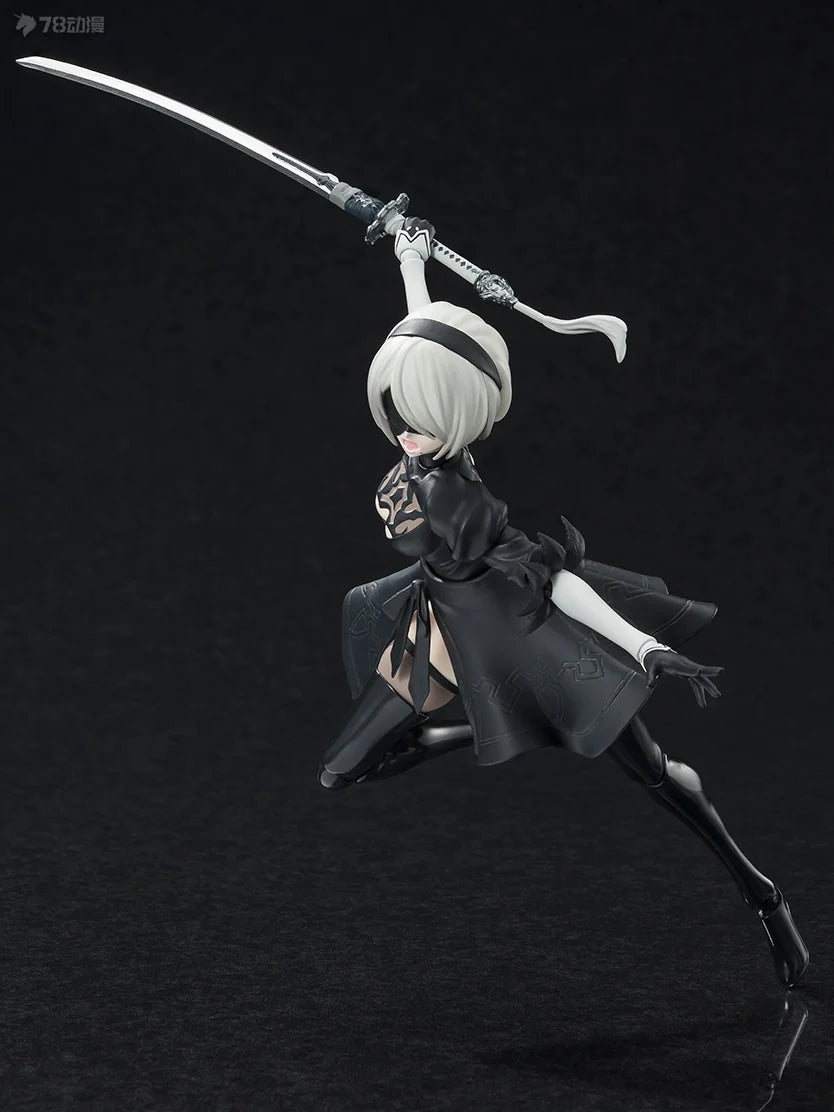 Figura Anime Nier: Automata 2B - Bandai S.H.Figuarts Original | Figuras Anime Costa Rica, Modelo de Acción SHF, Juguete Terminado y Regalo para Niños