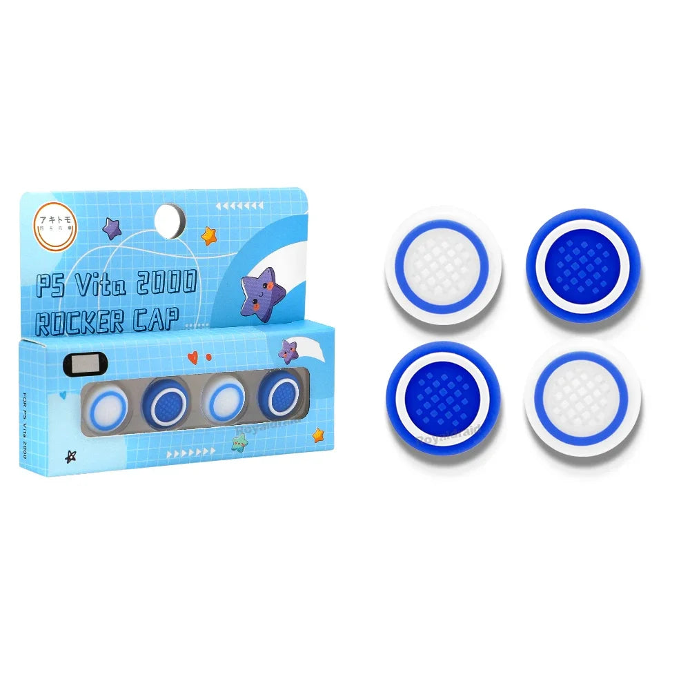 Sky Blue SET DE 2 TAPAS DE SILICONA PARA JOYSTICK PS VITA – MODELOS 1000 / 2000