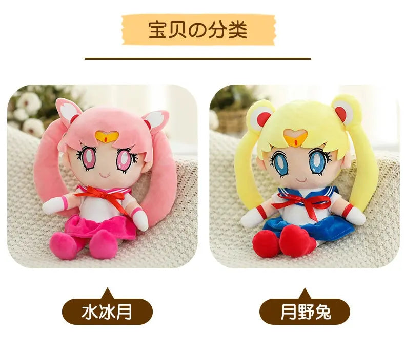 Muñeco de Peluche 25CM Sailor Moon - Gato Luna y Liebre Luna | Figuras Anime Costa Rica, Juguete Kawaii, Regalo para Decoración del Hogar y Dormitorio