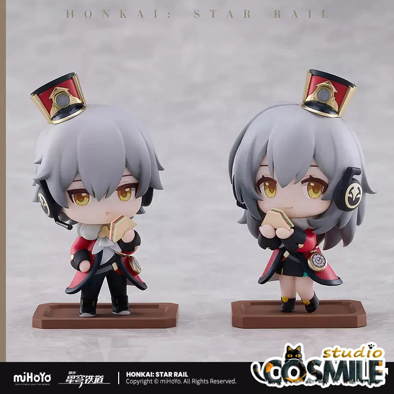 Official Honkai: Star Rail - Trailblazer Stelle & Caelus Tea Party PVC Gasha Figure